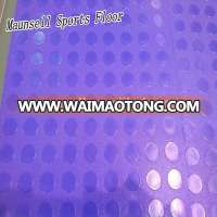 Coins pattern rubber floor for subway