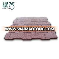 Outdoor recycle rubber tiles garden rubber mat for  Walkway, Garden