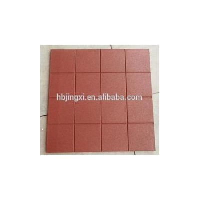 Popular 1 Inch Thick Cheap Rubber Floor Paver Mats Rubber Tile For Outdoor