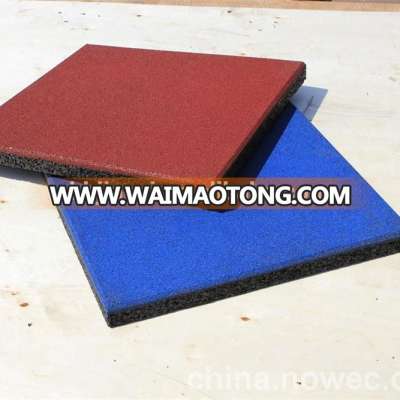 Non-slip Rubber Paver Tile Outdoor Rubber Gym Flooring