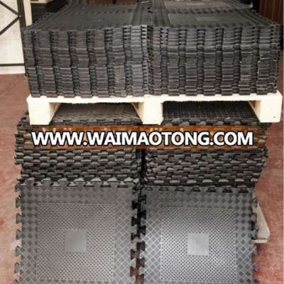 600mm*600mm Interlocking Rubber Tile for Flooring